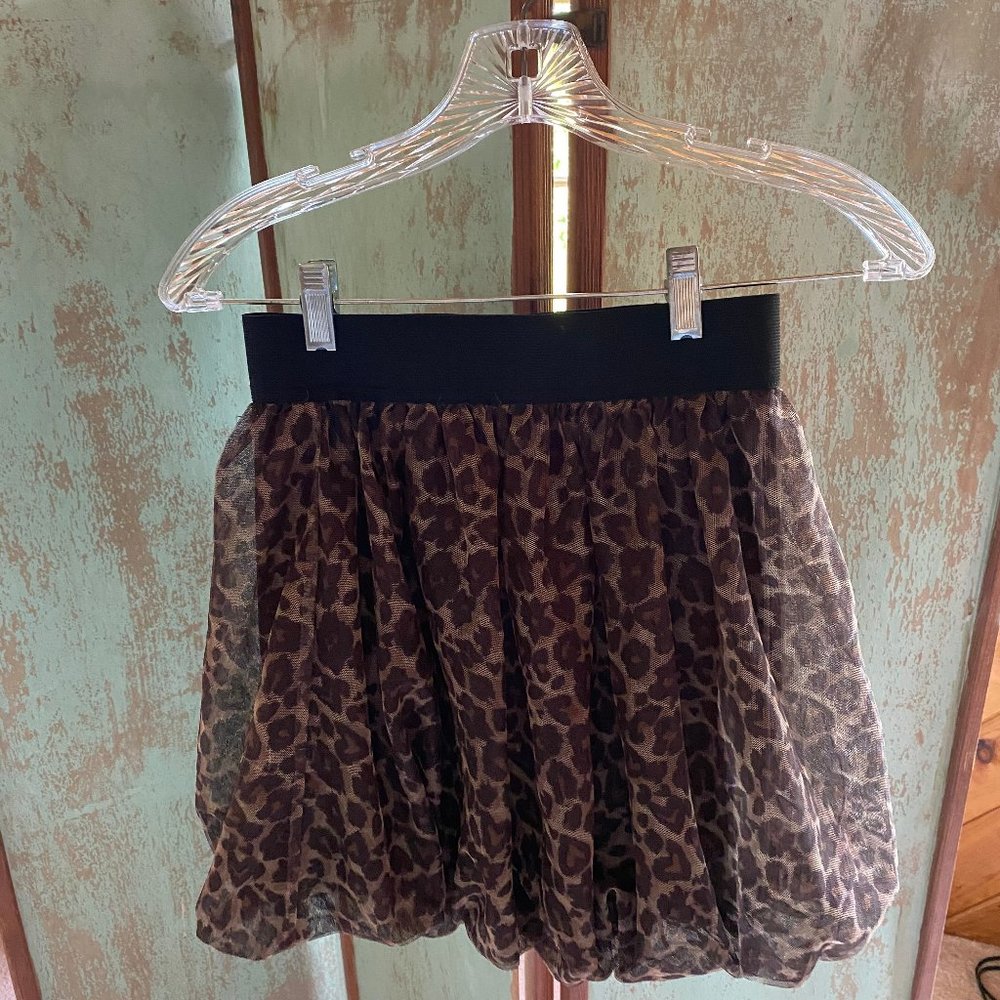The Children's Place girl's size 14 leopard skirt